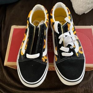 Kids sunflower Vans